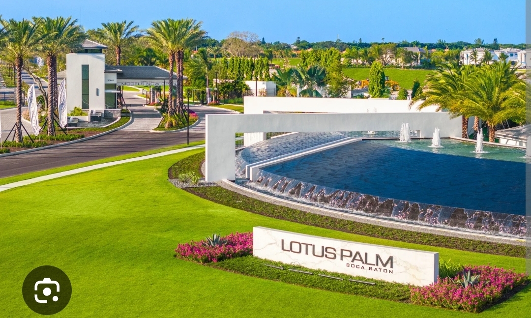 Lotus Palm Boca Raton entrance