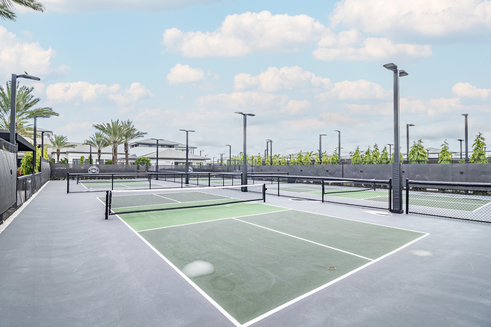 Community pickleball courts